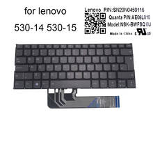 Teclado retroiluminado de Reino Unido para Lenovo yoga 530, 14, 15, 530-14ARR, 530-14IKB, 530-15 GB, ordenadores británicos, luz de teclado nueva, SN20N0459116 2024 - compra barato
