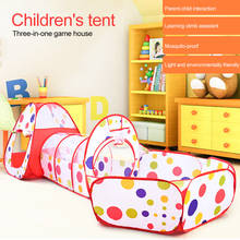 Portable 3 In1 Baby Tent Kid Crawling Tunnel Play Tent House Ball Pit Pool Tent for Children Toy Ball Pool Ocean Ball Holder Set 2024 - buy cheap