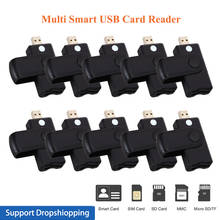 1-10PCS USB 3.0 2.0 Smart Card Reader TF Micro SD Memory ID Bank EMV Electronic DNIE DNI Citizen SIM Cloner Connector Adapter 2024 - buy cheap