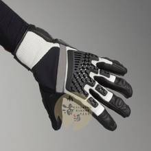 New Black/Gray Motorcycle Gloves Moto Gloves Leather Full Finger Motocross Gloves 2018 2024 - buy cheap