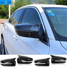 2Pcs Car Rearview Mirror Cover Cap Side Mirrors Housing Covers For BMW 2020 new 3 Series 325li G28 G20 2024 - buy cheap