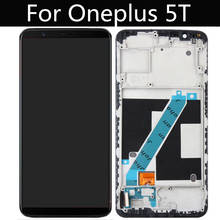 Pantalla LCD OLED para Oneplus 5T A5010, pantalla táctil con montaje de digitalizador de marco, repuesto para OnePlus 1 + 5T 2024 - compra barato