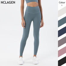 NCLAGEN Sport Leggings Women Professional Fitness High Waist Double-sided Yoga Pants Squat Proof Elastic Workout Gym Tights 2024 - buy cheap