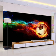 3DBEIBEHANG Custom fresco wallpaper soccer big shock 3d stereo custom cool football papel de parede para quarto 2024 - buy cheap