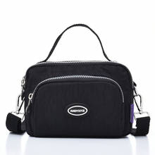 Women Waterproof Nylon Crossbody Bags Travel School Message Bag For Female Ladies Solid Zipper Pack Tote Shoulder Bag Handbag 2024 - buy cheap