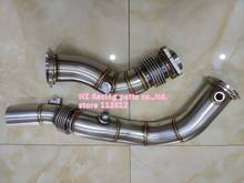 downpipe for S55 M3 M4 F80 F82 F83 downpipe 2014+ 25hp+ 3'' od 2024 - купить недорого