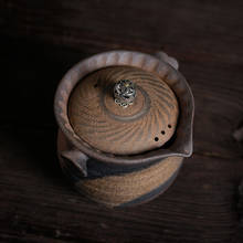 Pot Japanese Style Handmade Vintage Tea Pot Wood Tureen Ceramic Kung Fu Pu'er Single Teapot Tea Making Device Gaiwan 2024 - buy cheap