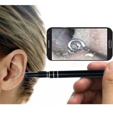 Medical In Ear Cleaning Endoscope Spoon Mini Camera Ear Picker Ear Wax Removal Visual Ear Mouth Nose Otoscope Support Android PC 2024 - buy cheap