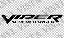 Pegatina de vinilo para Dodge Viper, Logo de automóvil para carrocería y ventana, supercargado, 2 uds. 2024 - compra barato