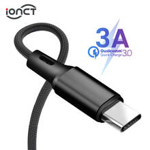 IONCT-Cable USB tipo C de carga rápida para móvil, Cable de datos USB tipo C para Samsung, Xiaomi MI 8, Redmi Note 7 2024 - compra barato