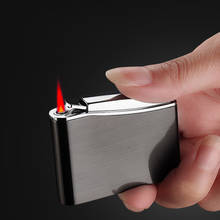 Metal Torch Jet Compact Lighter Portable Gas Lighter Butane Cigar Lighter Pocket Windproof Cigarette Accessories Gadgets For Men 2024 - buy cheap