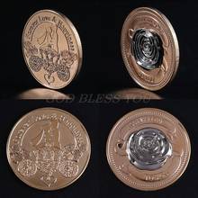 Three-dimensional rose love Commemorative Coin Collection Gift Souvenir Art Metal Antiqu Lovers Gift Drop Shipping 2024 - buy cheap