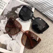 ONEVAN солнцезащитные очки с квадратными линзами с Для женщин 2021 крупные сонечные очки для Для женщин дикий Винтаж градиентные, зеркальные солнцезащитные очки Gafas De Sol Mujer 2024 - купить недорого