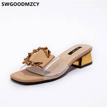 Zapatillas de diseñador para mujer, sandalias a la moda, zapatos de lujo, Kapcie Damskie Ayakkab 2024 - compra barato