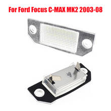 1x led luz de placa de identificação para ford focus C-MAX mk2 2003 2004 2005 2006 2007 2008 2024 - compre barato