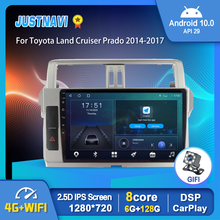 Radio Multimedia con GPS para coche, Radio con reproductor, Android 128, 6G, 10,0G, estéreo, DSP, Carplay, sin 2Din, DVD, para Toyota Land Cruiser Prado 2014-2017 2024 - compra barato