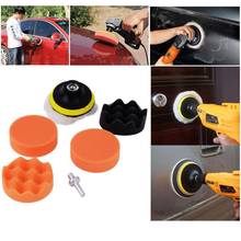 Newest 3inch Buffing Pad Polishing Kit Auto Car Polishing Pad Kit Buffer + Drill Adapter M10 For Glass beauty waxing TSLM1 2024 - buy cheap