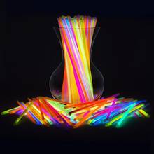 50Pcs Colorful Luminous Glow Sticks Glowsticks DIY Bracelet Necklace Party Props Ideal for party/ concert props night running 2024 - buy cheap
