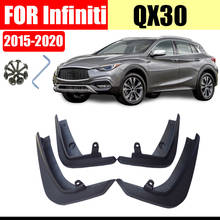 Mud Flaps For Infiniti QX30 mudguards 2017 - 2019 AUTO Mud Flaps Splash Guards splash guards car accessories car-fenders 2024 - buy cheap