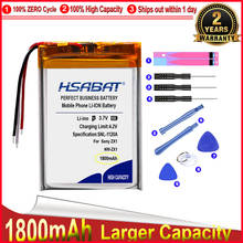 HSABAT 0 цикла 1800 мА/ч, Батарея для e роуд маршрут HD-X9 X10 E-V5 навигатор NW-ZX1 LIS1530HNPPC 3 провода аккумулятор 2024 - купить недорого