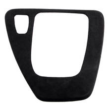 Car LHD Alcantara Suede Gear Shift Panel Cover Trim Frame Black Fit For BMW 3 Series E90 E92 E93 2005-2008 2009 2010 2011 2012 2024 - buy cheap