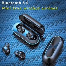 B5 TWS Bluetooth беспроводные наушники 5,0, водонепроницаемые наушники, музыкальная гарнитура whith charing box, игровые наушники 2022 - купить недорого