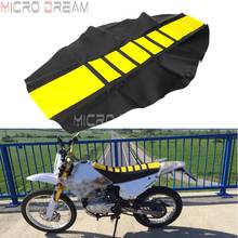 Yellow Motorcycle Rubber Seat Cushion Cover Gripper Soft Sunproof Guard For Yamaha Suzuki DRZ RMX DR RM WRF CRF 85/125/250/450 2024 - buy cheap