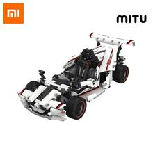 XIAOMI-bloques de construcción inteligentes MITU, coche de carreras de carretera para niños, juguete eléctrico con Bluetooth 5,0, aplicación de Control remoto inteligente, más de 900 piezas 2024 - compra barato