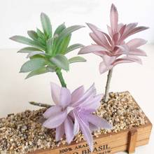 Height=17cm Diameter=10cm Green Purple Red Flocking Large Artificial Succulents Plants Home Garden Office Bedroom Decoration 2024 - buy cheap