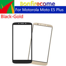 10 peças/lote para motorola moto e5 plus/moto e plus (5th gen) xt1924 tela de toque painel frontal lente de vidro lcd vidro externo 6.0" 2024 - compre barato