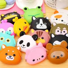 2019 New Small Girls Mini Coin Purse Animals Change Wallet Purse Women Key Wallet Coin Bag For Children Kids Gifts Silicone #w 2024 - buy cheap