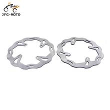 Motorcycle Front And Rear Brake Discs Rotors For KAWASAKI KX125 KX250 2006-2008 KX250F KX450F 2006-2014 KLX450R 2008-2015 2024 - buy cheap