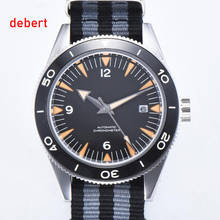 Corgeut-reloj con esfera estéril negra para hombre, pulsera de cerámica luminosa con bisel automático, mecánico de marca superior de lujo, 41mm 2024 - compra barato