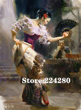 New Spanish beauty dancing Needlework Cross stitch 16CT 14CT Unprinted Embroidery kits Arts Cross-Stitching,DIY Handmade Decor 2024 - buy cheap