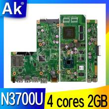 SAMXINNO para ASUS X540SC D540S X540S X540 Laotop placa base X540SC Placa base con N3700/4 núcleos CPU 2GB RAM 2024 - compra barato