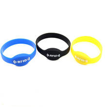 100pcs 13.56Mhz UID changeable 1k S50  0 block writable RFID bracelet writable Proximity IC silicone wristband 2024 - buy cheap