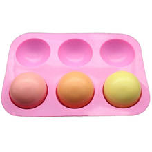 3D Half Ball Sphere Candle Mould Scented Candle Mold Handmade Candle Making Aromatherapy Plaster Molds Silicone Soap Cake Molds 2024 - buy cheap