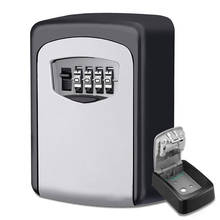 Keys Storage Box Security Safes For Home OfficeKey box Lock Key Safe Box Outdoor Wall Mount Combination Password Lock Hidden 2024 - buy cheap