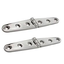 1/2/4PCS Stainless Steel 316 Strap Hinge With 6 Holes 152mm Mirror Polish Marine Boat Hardware Cast Door Strap Hinges 2024 - buy cheap