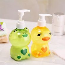 250ml Portable Soap Dispenser Child Cute Animal Frog/Duck Shape Press Type Split Empty Pump Bottle Shampoo Shower Container 2024 - buy cheap