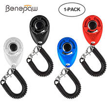 Benepaw Pack Of 4 Pieces Quality Dog Clicker With Elastic Wrist Strap Lightweight Pet Training For Puppies Cats Birds Horses 2024 - buy cheap