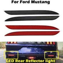 For Ford Mustang 2015-2017  Red LED Rear Bumper Reflector Light  brake lights tail lamp 2024 - buy cheap