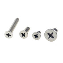 100pcs/Lot GB819 M3x6 mm M3*6 mm 304 Stainless Steel flat head cross Countersunk head screw 2024 - buy cheap