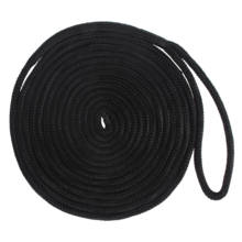 16.5FT-50FT Black DockLine Boat Dock Line Double Braided Nylon Mooring Rope Anchor Rope Ultra Strong Dock Lines 2024 - buy cheap