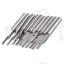 10Pcs Tungsten Steel 2mm Parallel Carbide CNC PCB Milling Cutter Bits 2024 - buy cheap