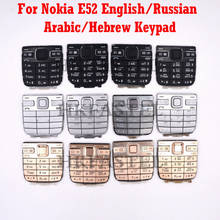 Мобильный телефон Nokia E52, черный, серебристый, золотой корпус, клавиатура на английском или русском, арабском, иврите 2024 - купить недорого