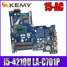 LA-C701P AHL50 ABL52 для HP 15-AC 839543-601 839543-001 839543-501 Материнская плата для ноутбука с SR1EF i5-4210U DDR3L 2024 - купить недорого