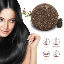 Natural Polygonum Multiflorum Black Hair Soap Hair Dye 100% Organic Cleansing Hair Improves Frizzy Splits Greasy Hair Care TSLM2 2024 - buy cheap