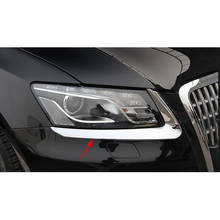 For Audi Q5 2009 2010 2011 2012 Headlight Eyebrow Trim Light Cover Protector Panel Car Styling Accessories 2024 - buy cheap