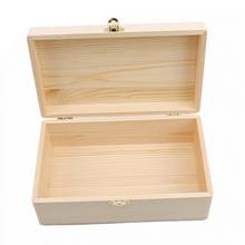 Ручной работы, домашний чехол, коробка, цвет, шотландская сосна, прямоугольная деревянная коробка для хранения, откидная твердая деревянная подарочная коробка 2024 - купить недорого